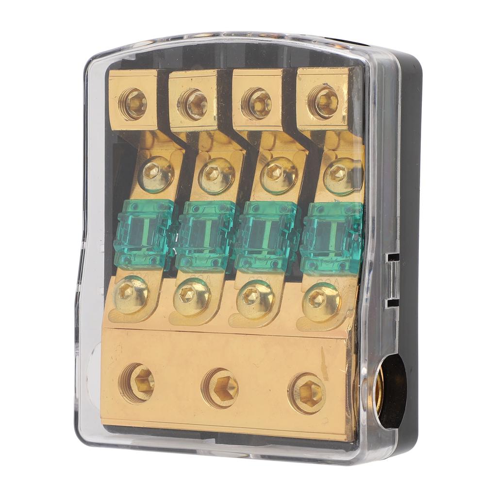 ANL Holder 0 2 4 Gauge in 4 6 8 Gauge Out 60 Amp Distribution Block for Car Truck Boat Stereo Amplifier