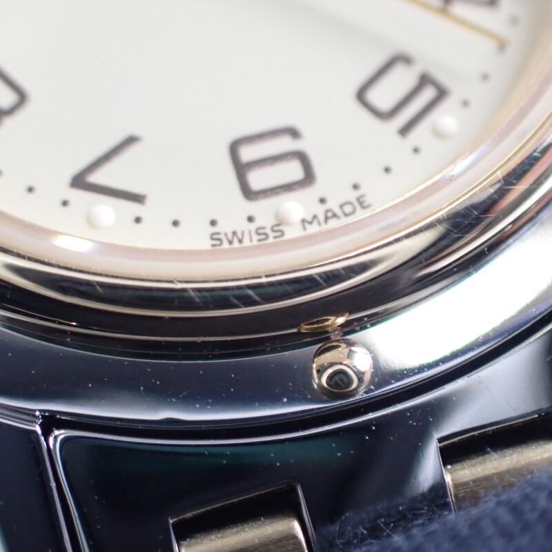 HERMES  CL4.220  Watches Stainless Steel/Gold Plated Women IvoryDial