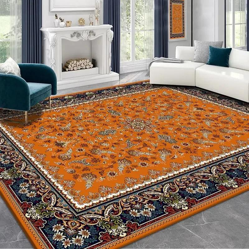 Oriental Ethnic Style Carpet Living Room Decor Persian Big Size Area Rugs Bedroom Decor 200x300 Washable Non-slip Cloakroom Mats