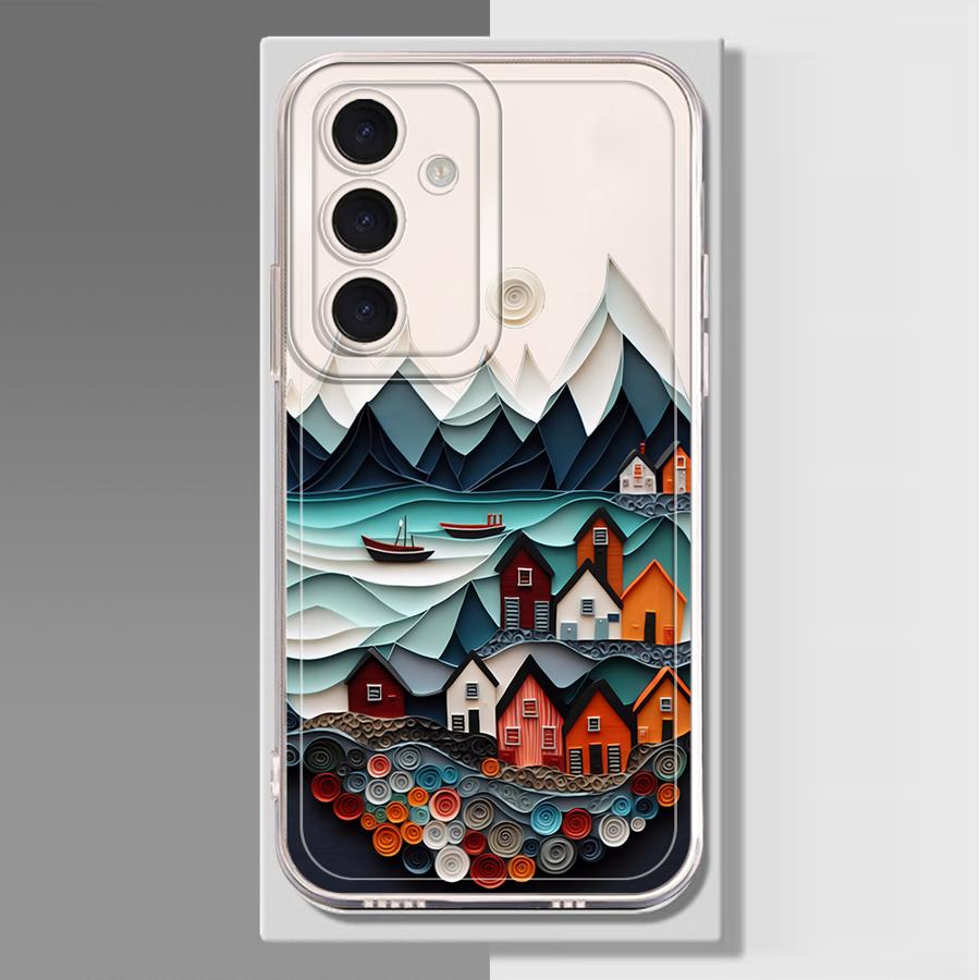 Case for Samsung Galaxy A54 A15 A14 A16 A52 A31 A25 A51 A33 A52 A55 A23 A34 A35 A26 A24 A56 A50 A36 A13 Phone Cover Summer Sky