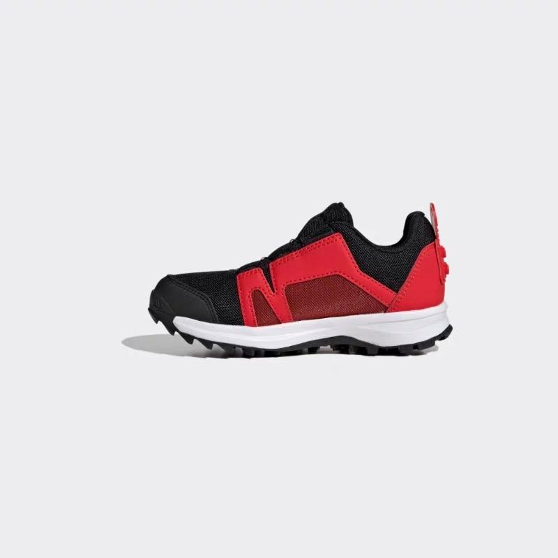 Adidas Terrex Comfortable Non-Slip Low-Top Running Shoes Kids Sneakers Red IG7954