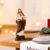 St Joseph Figurine Resin Catholic Religious Figure Sculpture Collectible Saint Joseph Statue for Christmas Festival Decor Desk Mantel Display