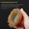 Steel Wire Wheel for Rust Removal & Polishing - Angle Grinder Brush
