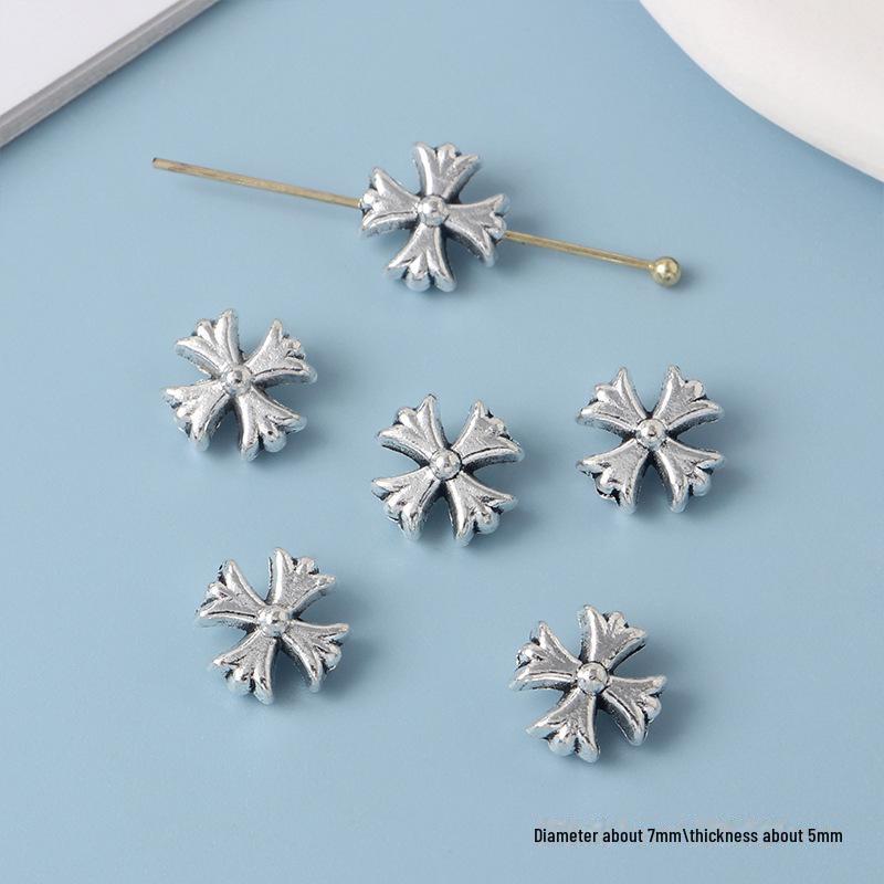 Συλλογή Κοσμημάτων με Χάντρες από Κράμα Cross Knight Our Lady: Χειροποίητα DIY βραχιόλια, κολιέ και σκουλαρίκια υλικά