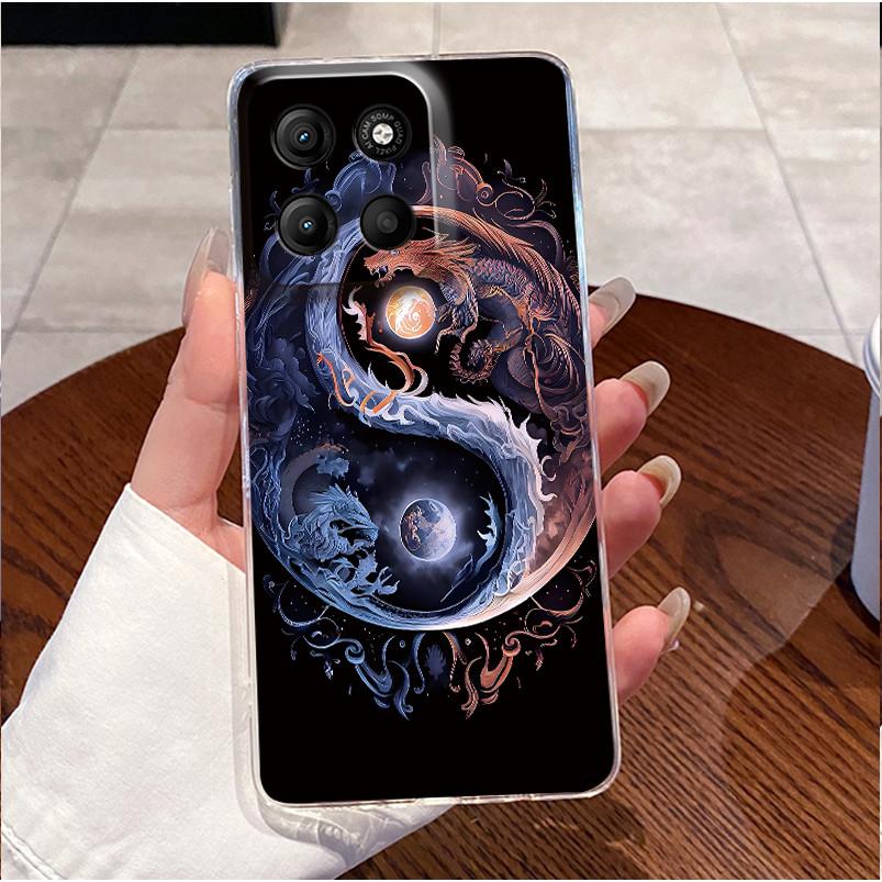 Case For Motorola Moto G15/G15 Power 4G Soft Silicone TPU Clear Shell Viral Painted Casing For Moto G75 5G Shockproof Cover