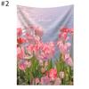 Tulip Floral Tapestry Natural Aesthetic Wall Decoration High-Quality Home Furnishing For Bedroom And Living Room