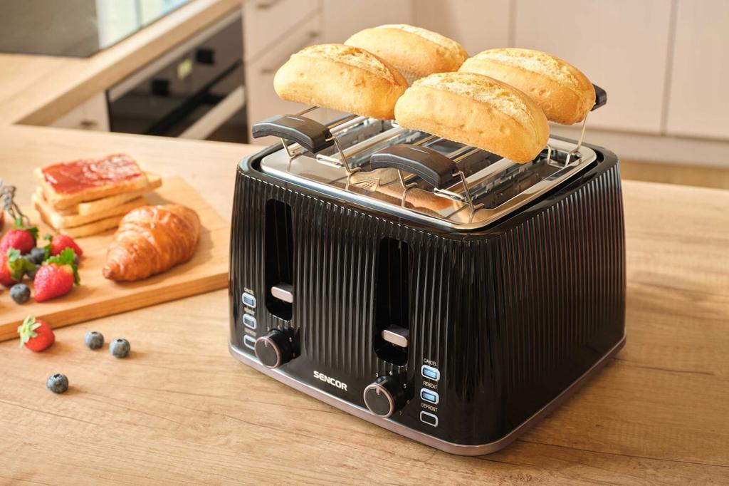 Sencor STS 7541BK Toaster 1860W 4 slices Black