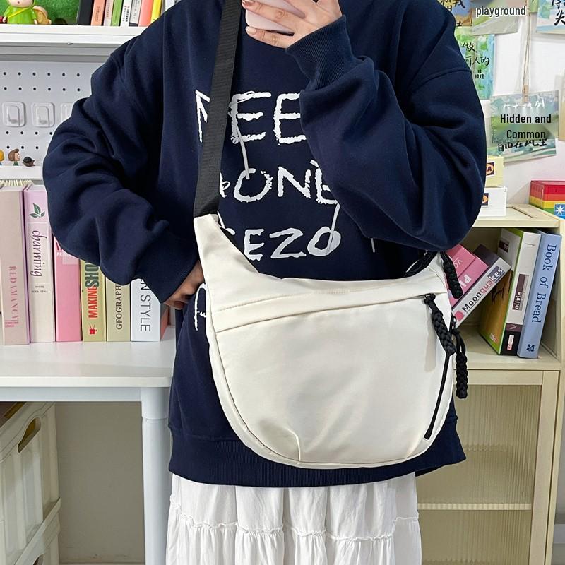 Borsa a Spalla da Donna in Nylon ad Alta Capacità - Stile Coreano Casual da Lavoro Tote e Crossbody