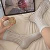 Sweet Girls Middle Tube Ruffle Women Socks Spring and Summer Thin Breathable Socks Japanese Solid Color Lolita Kawaii Cute Socks