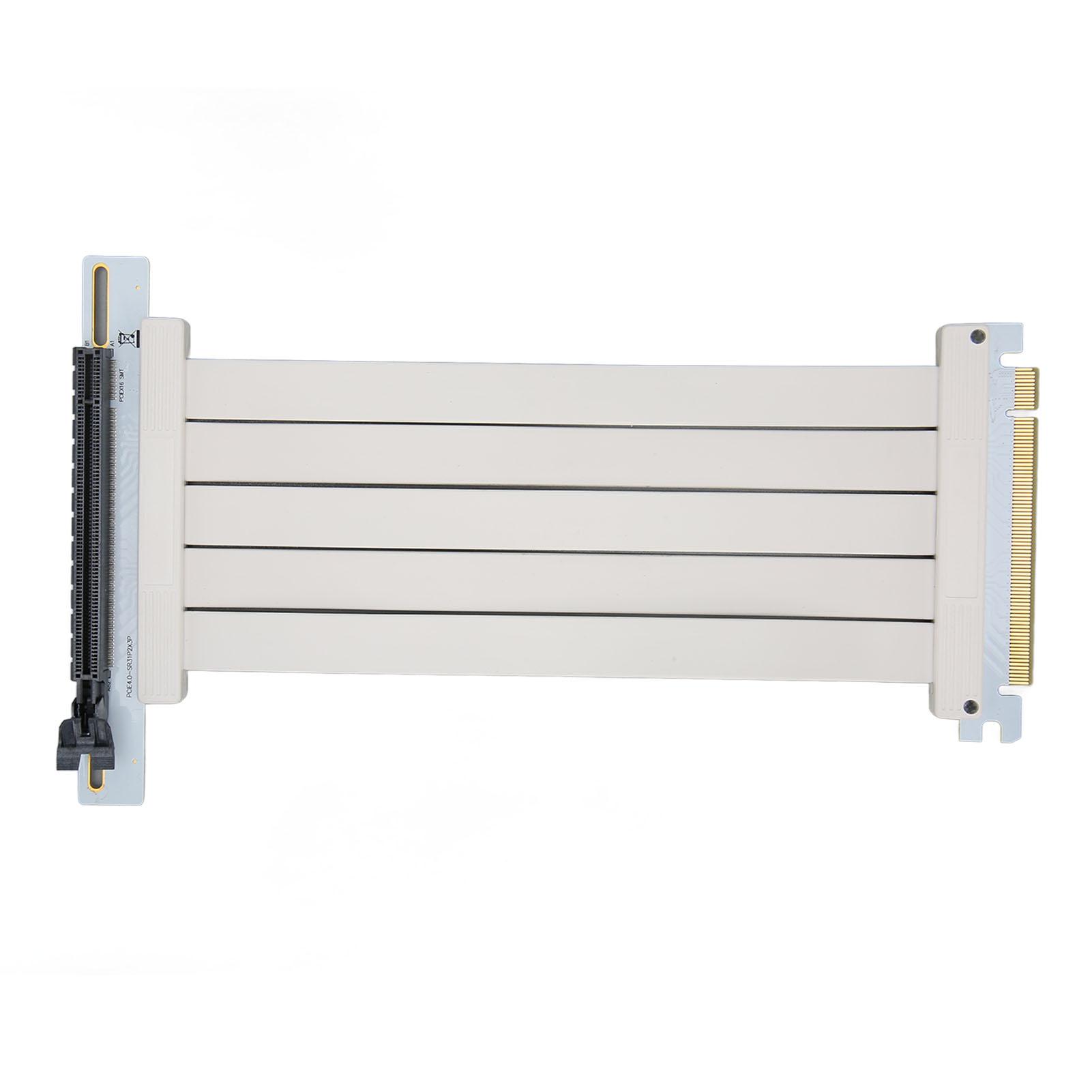 

PCIe 4.0 X16 Riser Cable 90 Degree Socket Extension Cable High Speed Vertical Mount Gaming Riser