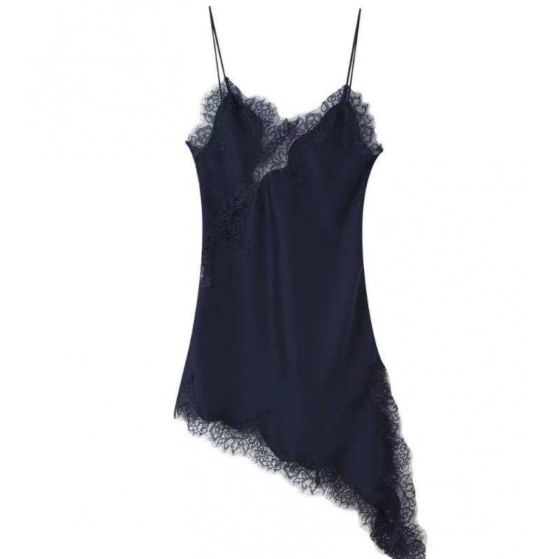 Trendy Sexy Lace Asymmetrical Dress for Women - European & American Style