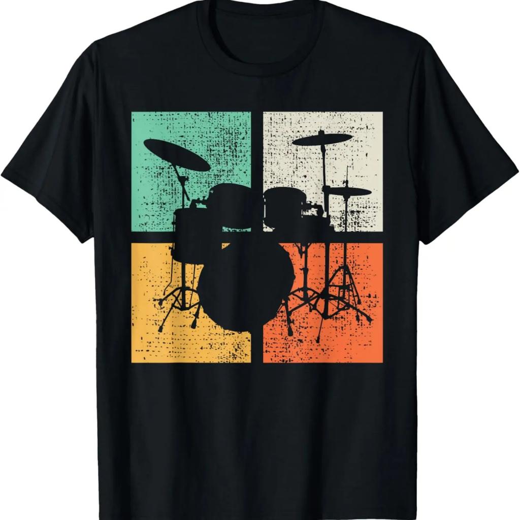 Drummer Drumset Gift Vintage T-Shirt