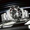 Steel Belt Quartz Watch, Luminous Calendar Business Casual Simple Men's Watch