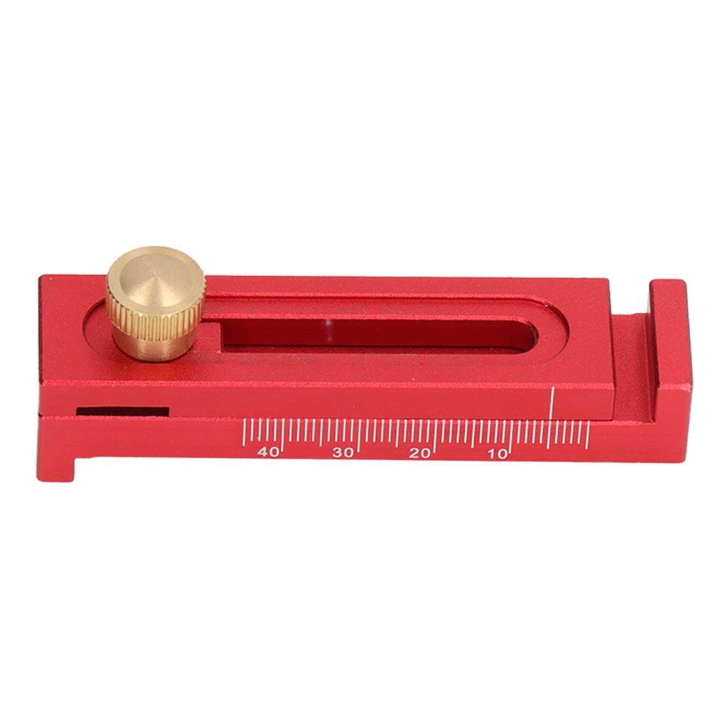 Depth Measuring Ruler Saw Gaps Gauge Aluminium Alloy 5?40mm Tool for Cutting Slotting T2