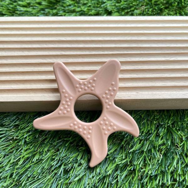 Silicone Teether 5-piece Set, 1 Set, Mixed Colors, Korean Baby Products