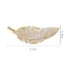 1Pc Feather Brooch Temperament Exquisite Leaf Chest Flower Suit Jacket Coat Accessories Birthday Party Jewelry Gifts