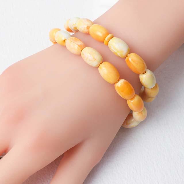 Saudi-Arabische Gebetsperlen: 33 Perlen Rosenkranzarmband mit Stern- und Mondanhänger