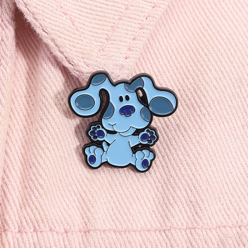 Blue's Clues Blue Dog Enamel Pin Animation Cartoon Characters Brooch Lapel Backpack Badge Jewelry Gifts For Kids Friends