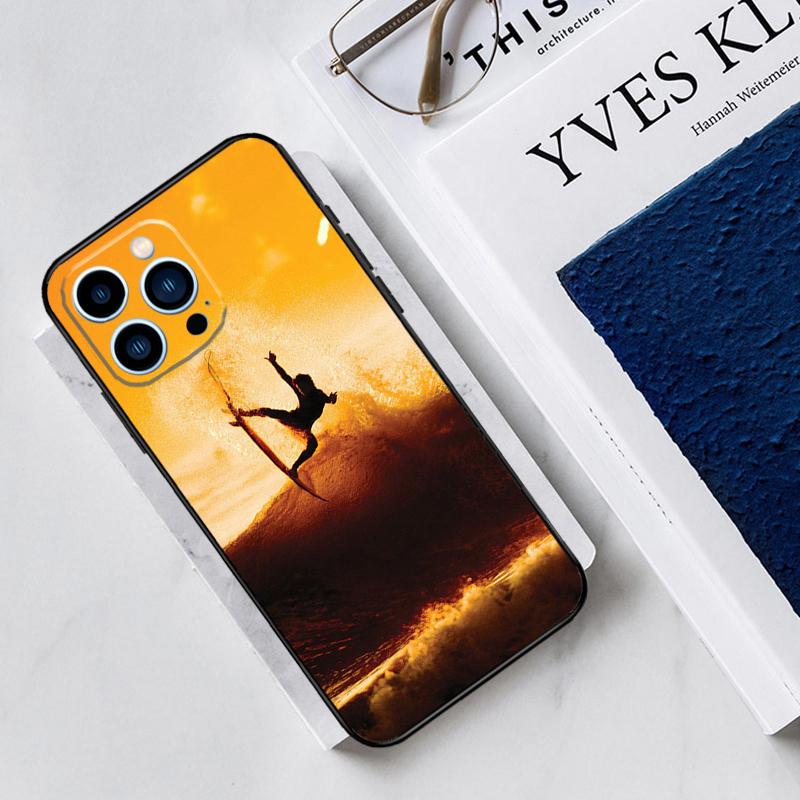 California Surfing Waves Case For iPhone 17 Air 15 14 13 12 11 16 Pro Max Mini 16 15 Plus 16e Funda Silicone Cover