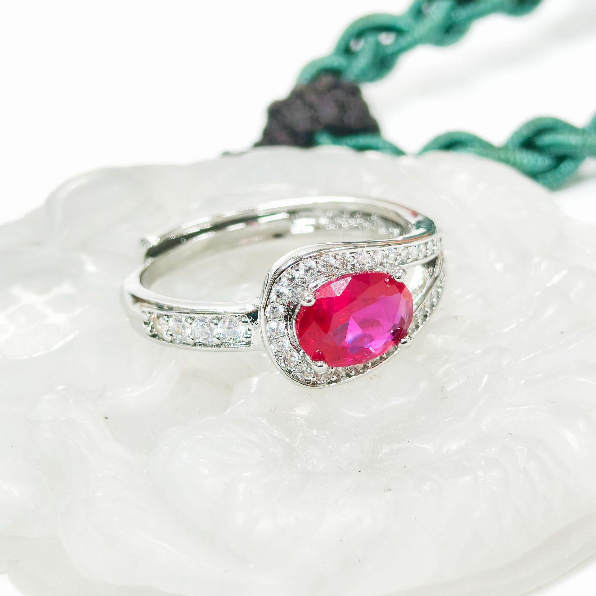 Gessen Jewelry Ангельский Глаз Корейский Стиль Милое Обручальное Кольцо для Женщин