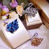 Elegant Crystal Swan Brooch: High-End Women's Pin with Korean Design Charm