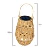 LED Lamps Rattan Hand-Woven Lanterns Woven Lanterns Solar Outdoor Patio Lights