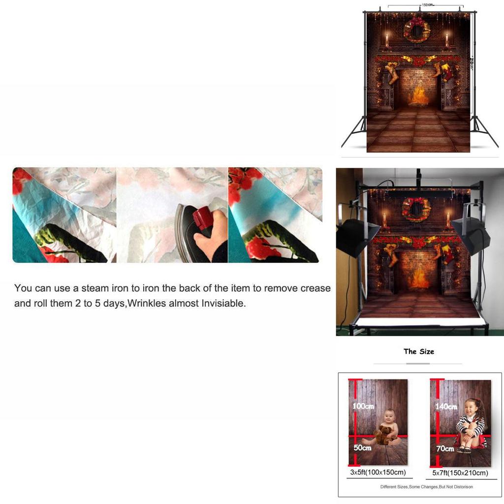 Christmas Theme Photography Backdrop For Kids Studio Portrait Creative Photo Prop