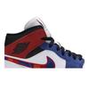 Air Jordan 1 Mid 'Multicolored Swoosh' (Unisex) White / Blue / Red Vintage Basketball Shoes 852542 146