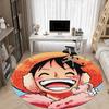 One Piece Luffy Office Round Area Rug, Indoor Mat Suitable For Office,Bedroom Living Room Home Decor, Room Deco A0908130