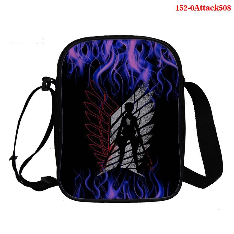 Attack On Giant Peripheral Digital 3D Printed Backpack Student School Bag Full Color Bag Double Shoulder Bag
