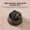 Portable Electric Burr Coffee Grinder Ceramic Blade Burr Grinder USB Rechargeable Coffee Bean
