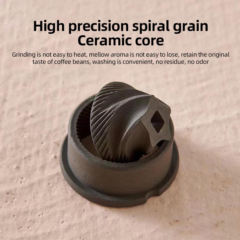Portable Electric Burr Coffee Grinder Ceramic Blade Burr Grinder USB Rechargeable Coffee Bean