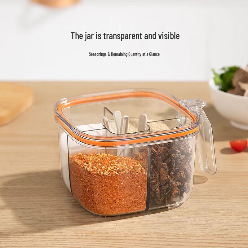 Suncha 4-in-1 Multi-Compartment Seasoning Box