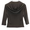 FOXEY NEW YORK made in Japan Long sleeve Zip up Cut Brown Hoodie Women Used