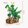 Technical Mechanical Shark Owl Parrot Grasshopers Mantis Butterfly Building Blocks Animal Birds Insect Fish Creative MOC Toys
