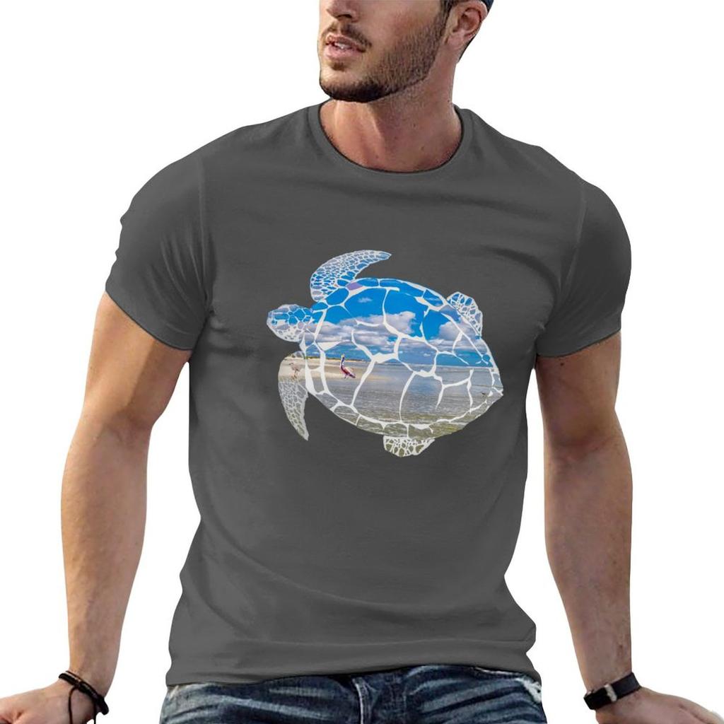 Sea Turtle Beach Magic Tshirt Unisex T Shirts For Unisex Casual Anime Tshirt T Shirts With Prints Tshirt