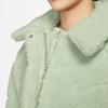 Nike Fleece Casual Solid Jacket Women Jackets Green DD5089-017