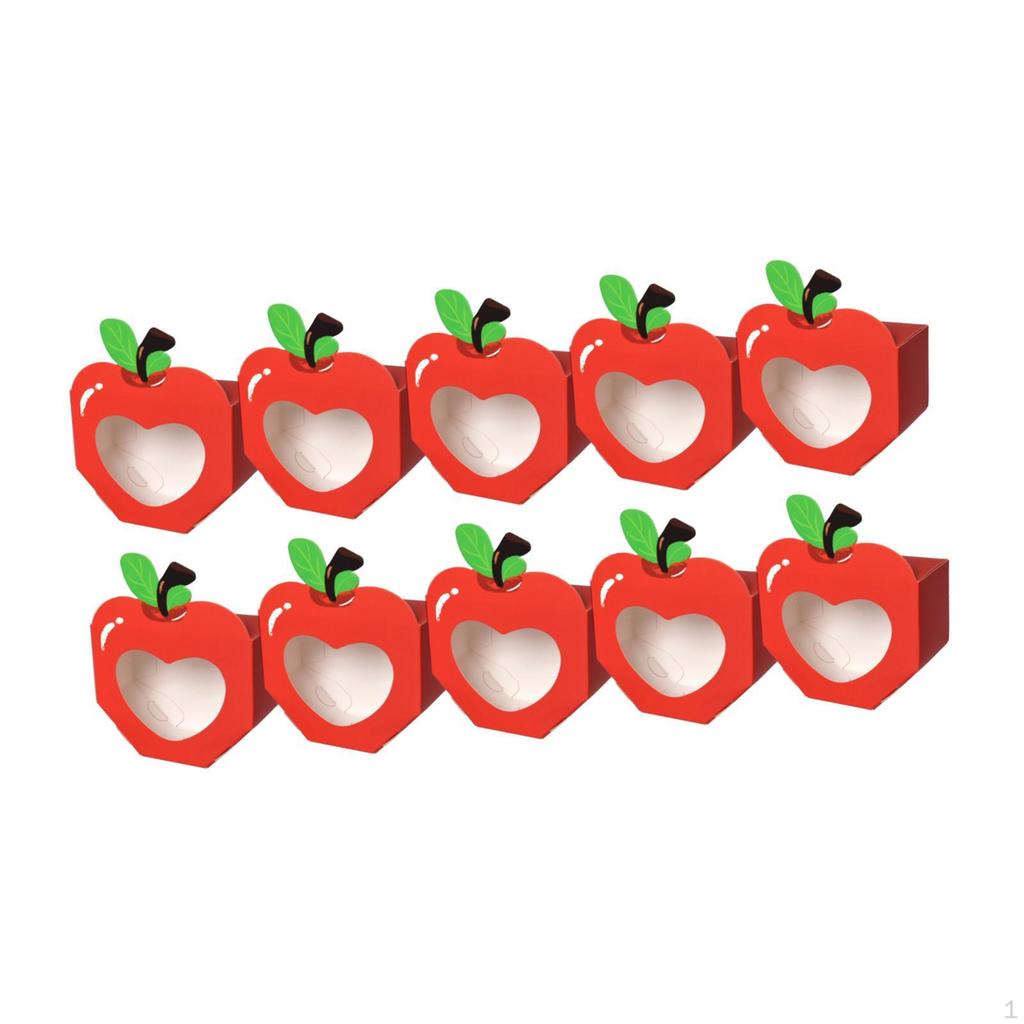 10 Pack Foldable Candy Boxes for DIY Projects, Cardboard Gift Packaging Events