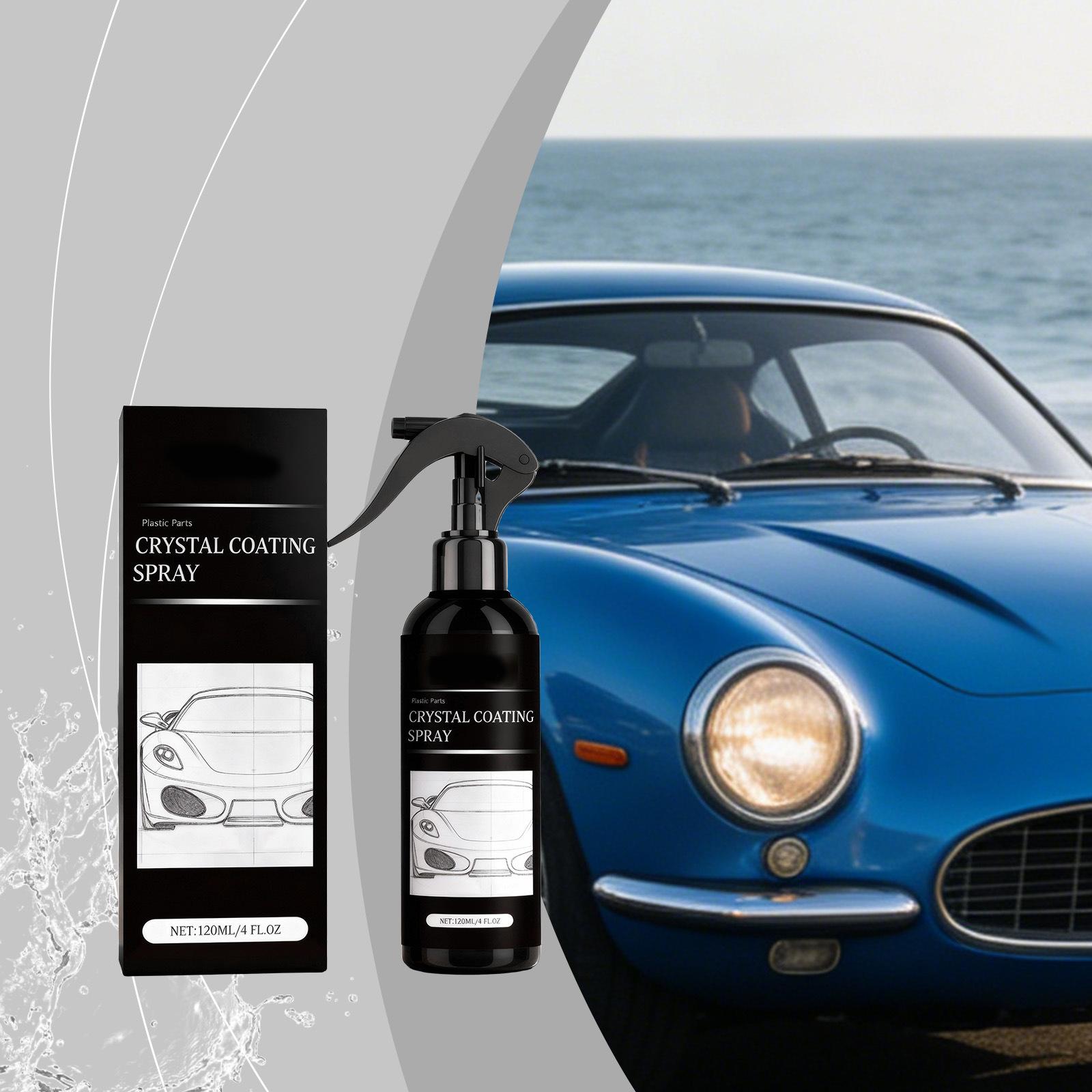 Automotive paint coating agent, hydrophobic, stain,resistant, glossy, daily paint restoration, coating and maintenance agent, 120ML One Size