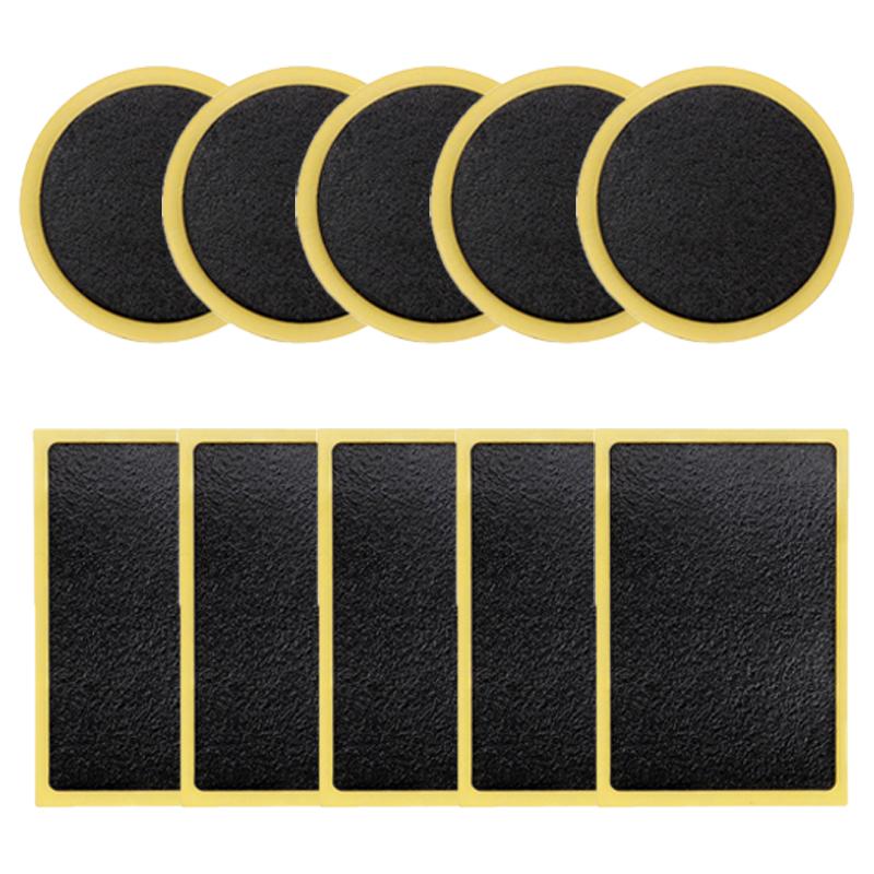 1/10Pcs Round Bicycle Tire Patches Mountain Bike Tire Patch Tools No-glue Adhesive Quick Drying Bicycle Repairing Accessories