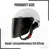 Men's And Women's Lightweight Half Helmet for Motorcycles