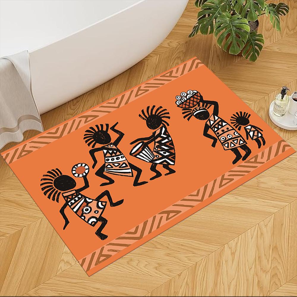 African Heritage And Tradition Non-Slip Home Carpet Design for Office Decor Living Room Bedroom Gift