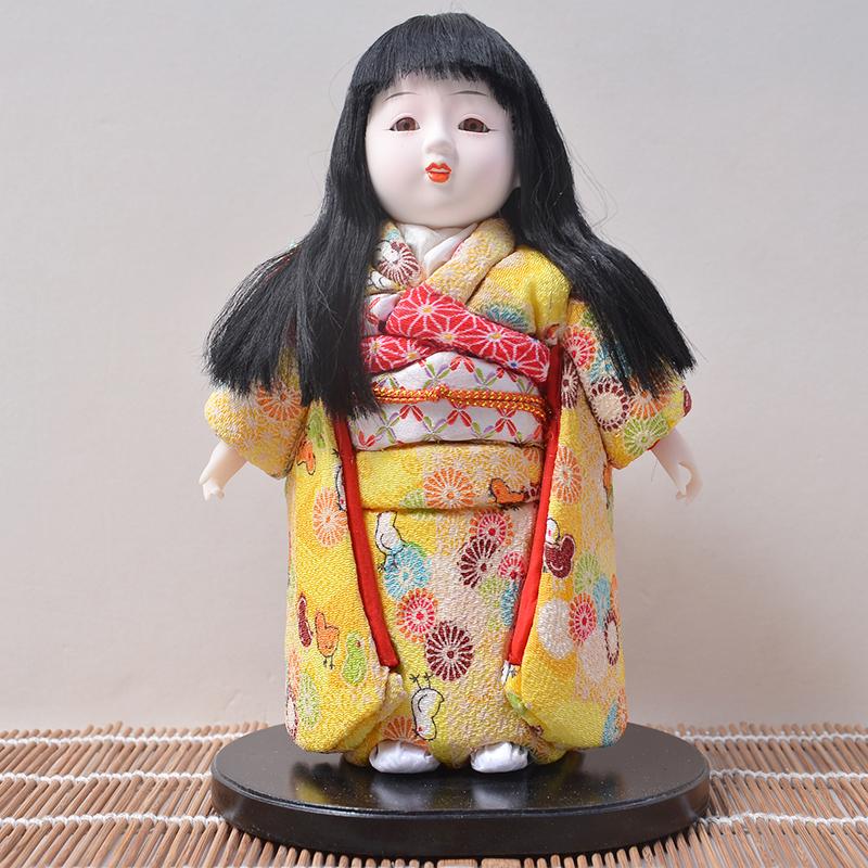 Retro Japanese geisha Doll Action figures Kimono Statue Figurines Ornaments for Home Room Hotel Desk Cabinets Decor Crafts Gift