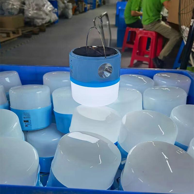 Rechargeable LED Solar Camping Bulb Light