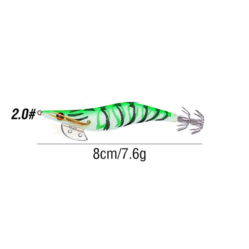 2PCS ABS Squid Hook 5 Colors Fishing Bait Durable Octopus Lure  Fishing