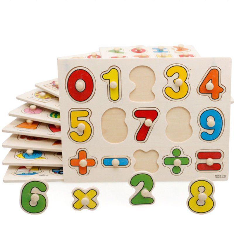 Premium Quality Wooden Animal Letter Puzzle For Early Learning Baby Kids Educational Toys