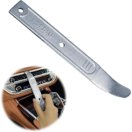 4140 Pry Tool, Trim Removal Tool, Panel Removal Tools For Auto Trim, Interior Door Trim Pry Tool, Panel Popper Tool, Metal Pry Bar For Automotive 1 pack