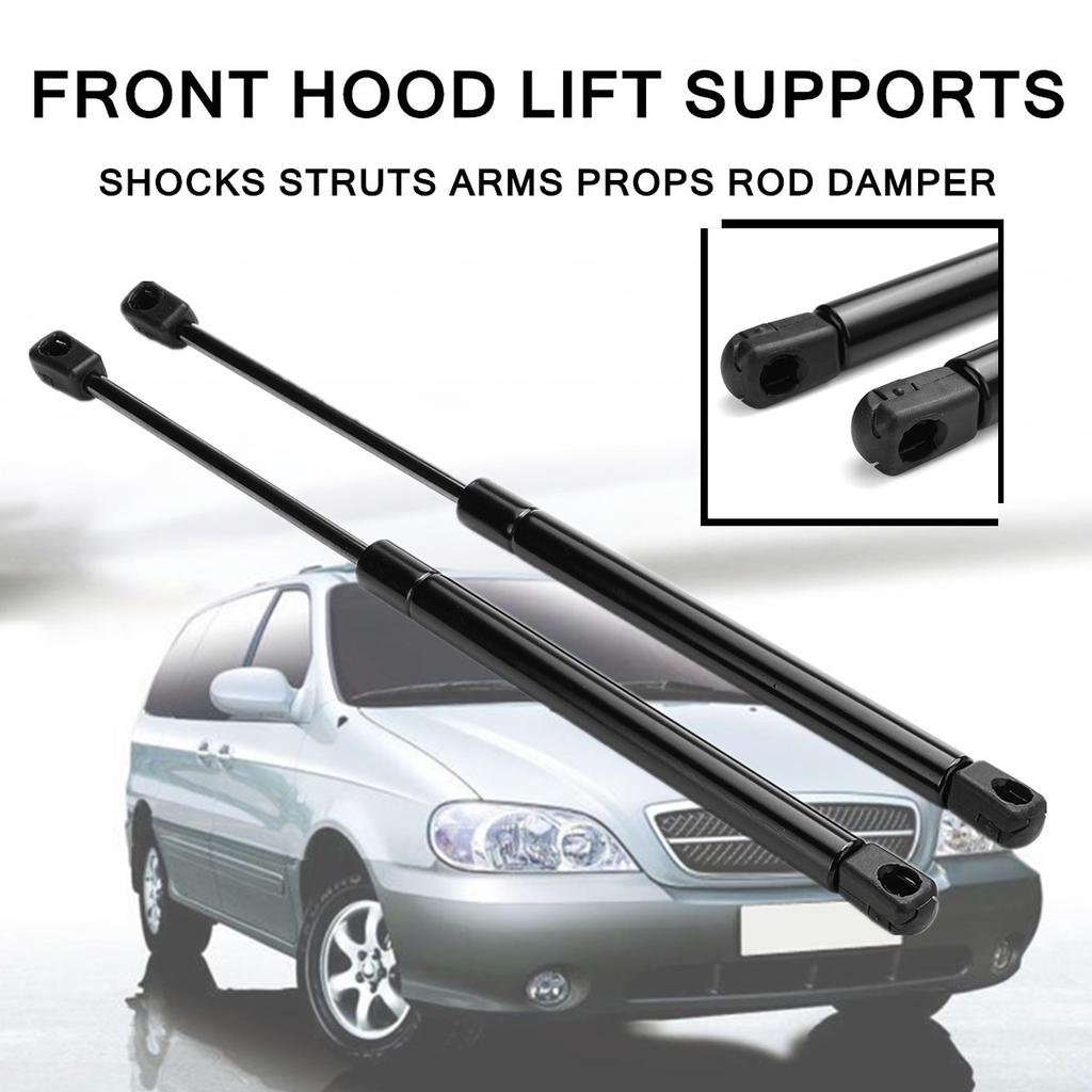 2 FRONT HOOD LIFT SUPPORTS SHOCKS STRUTS ARMS PROPS RODS DAMPER
