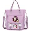 Demon Slayer Tote Bag Crossbody Bag Carrying Bag Shoulder Bag for Teenager Girl Boy Back To School Bag Men Women Leisure Travel Bag Mochila