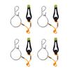 4pcs Fishing Downrigger Release Snap Weight Clips Power Grip Plus Line Release Clips Fishing Tackle for Offshore Fishing